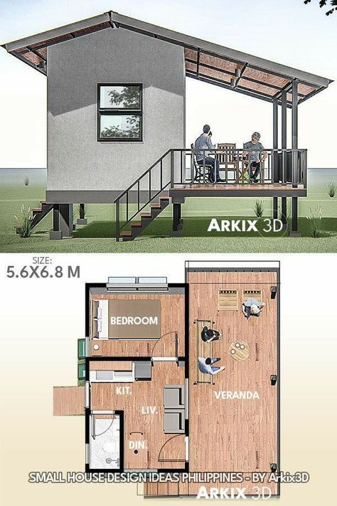 Reka Bentuk Bilik Tidur, Small Barn House, Barndominium Ideas Exterior, Barndominium Ideas Interiors, Small House Floor Plans, Barndominium Ideas Floor Plans, Tiny House Floor Plans, House Construction Plan, Small House Design Plans