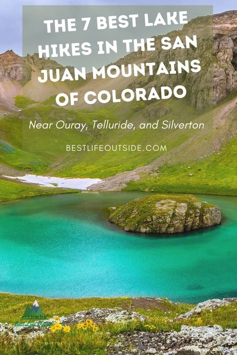 San Juan Mountains Colorado, Colorado Hiking Trails, Colorado Hikes, Hiking Colorado, Silverton Colorado, Ouray Colorado, Ice Lake, Trout Lake, Southwest Colorado