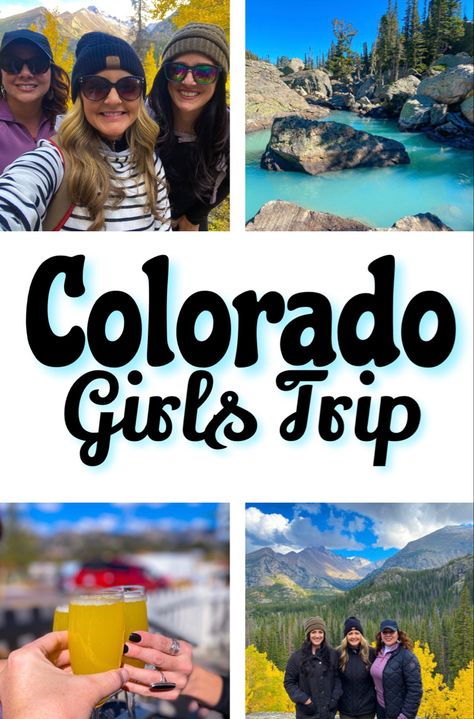 Colorado Springs Bachelorette Party, Colorado Black Girls Trip, Colorado Weekend Trips, Colorado Birthday Trip, Colorado Trip Itinerary, Colorado Girls Trip, Girls Trip Denver Colorado, Mother Daughter Trips Usa, Colorado Springs Things To Do