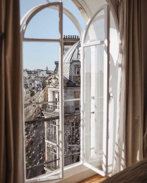 Paris Window, An Open Window, Parisian Life, Paris Apartments, Window View, French Countryside, Open Window, Visual Content, New Wall