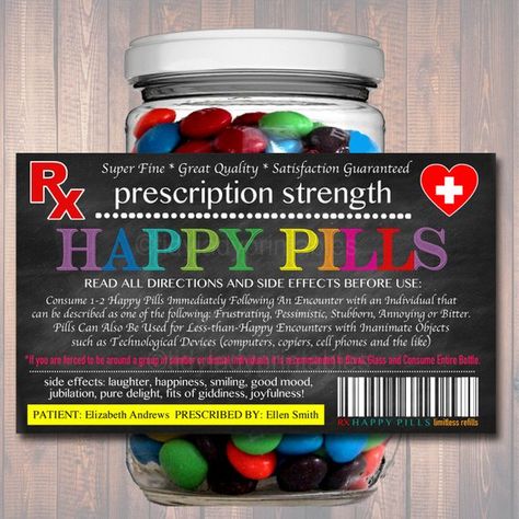 Funny and Clever this Jar of Emergency Chill Pills label is the perfect gag gift for so many occasions!!! This chills pills printable label is a perfect funny and gag gift for a Professional Office Gift, teacher gift, Christmas Gift, Birthday Gift, Boss Gift or Coworker Gift Label Selfcare Kit, Daycare Gifts, Vet Hospital, Boss Gifts, Friend Canvas, Surgery Gift, Candy Labels, Chill Pill, Gift Printable