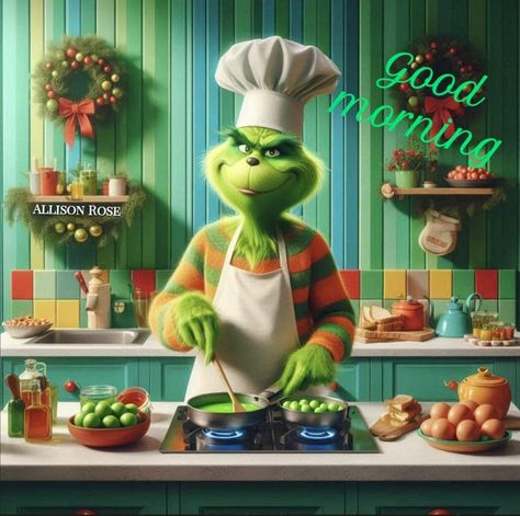 Good Morning Grinch Images, Grinch Good Morning, Immagini Grinch, Holiday Backgrounds, December Morning, Grinch Images, Der Grinch, Facebook Engagement Posts, Mr Grinch