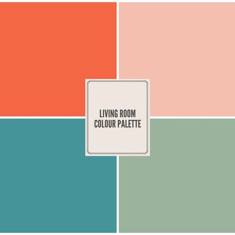 Mint And Orange Bedroom, Peach And Green Living Room, Sage And Orange Bedroom, Sage Green And Orange Bedroom, Peach And Teal Bedroom, Wine Bedroom, Peach Living Rooms, Burnt Orange Living Room, Peach Bedroom