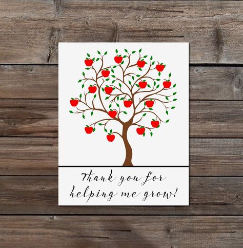 8 Teacher Appreciation Gifts to Make With Your Kids Apple Tree Fingerprint Craft, Finger Print Tree, Family Tree Craft, Family Tree Printable, Thumbprint Art, Thumbprint Tree, Teacher Retirement Gifts, Tree Printable, Fingerprint Tree