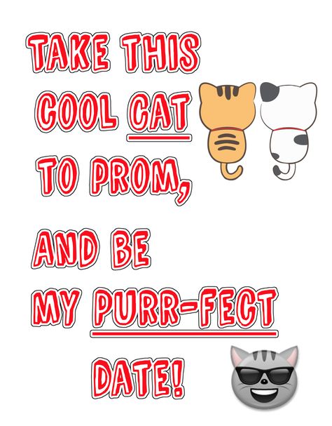 Cat Hoco Proposals Ideas, Cat Promposal Ideas, Cat Hoco Proposal, Cat Promposal, Bts Promposal, Cat With Shades, Prom Poster Ideas, Promposal Posters, Prom Poster