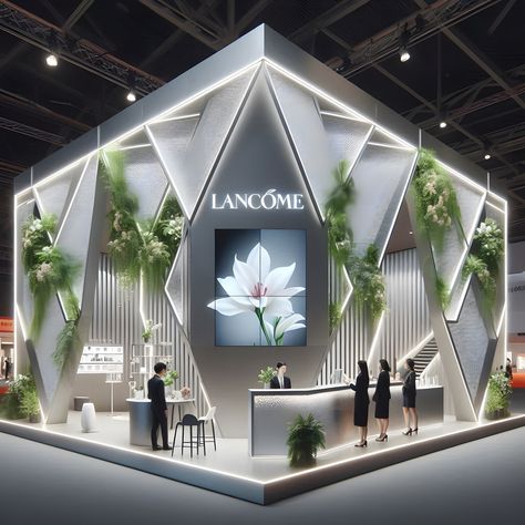 Expo Booth Design Exhibitions, Futuristic Booth Design, Booth Building, Futuristic Garden, Museum Exhibition Design Display, Booth Design Exhibition, Event Booth Design, Zara Store, Museum Exhibition Design