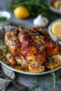 Garlic And Herb Butter, Pan Roast, Herb Butter Recipe, Chicken With Garlic, Roast Chicken Recipe, Recipes Meat, Seared Chicken, Food Pic, Turkey Time