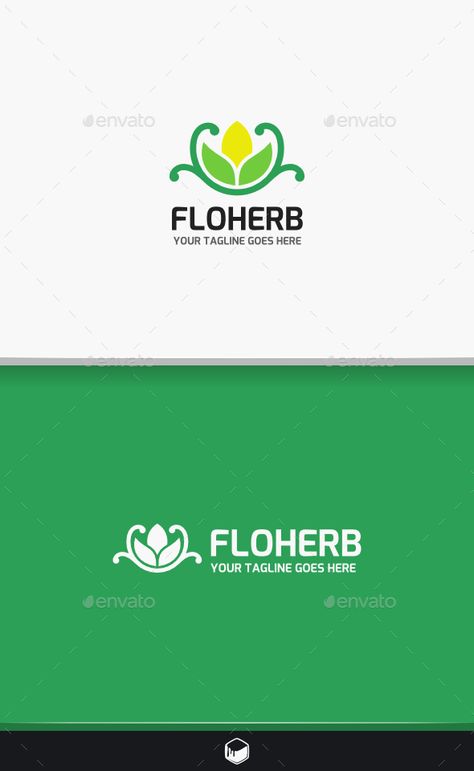 Flower Herb Logo #Flower, #Herb, #Logo Herb Logo, Herbal Logo, Green Logo Design, Logo Nature, Logo Flower, Agriculture Logo, Pharmacy Medicine, Company Website, Natural Logo