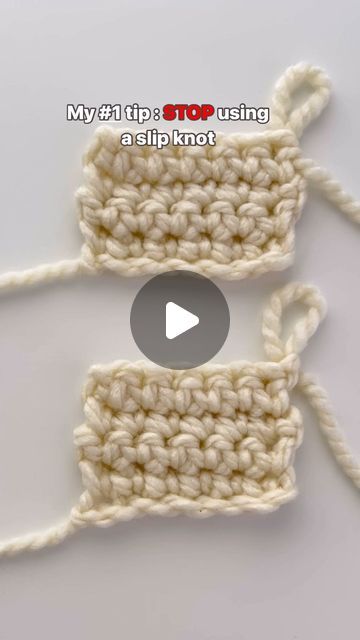 Modern Knit & Crochet Patterns on Instagram: "Working towards a world where there’s no more slip-knots 🤣. Hope you found this tip helpful because it took forever to edit this reel 🤪
.
.
.
#crochettip #crochettutorial #crochetvideo #crochetslipknot #crochethelp #crochetpatterndesigner #crochetpattern #moderncrochet" Blanket Yarn Knitting Patterns, No Hole Crochet Stitch, Super Easy Crochet For Beginners, Slip Knot Crochet, Crochet Tricks, Crochet Knot, Crochet Hacks, Crochet Cape Pattern, Crochet Texture