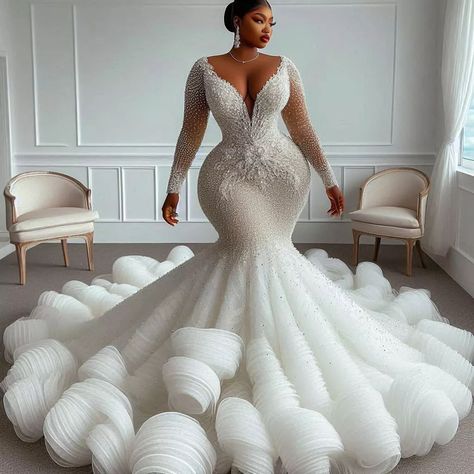 Nanice Weddings | Wedding dresses in Accra | Sparkle queen or minimalist maven? Which style speaks to you? Let’s hear it!"...😍😍😍 #weddingmagic 😍WHAT WE DO AT NANICE WEDDINGS? 😍WE DESI… | Instagram Mad Hatter Dress, Wedding Dress Pantsuit, Make Dresses, Weddings Dress, Extravagant Wedding Dresses, Glam Wedding Dress, Extravagant Wedding, African Styles, Classy Wedding Dress