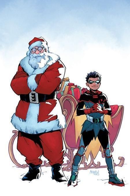 Otto Schmidt, Santa Card, Batman And Robin, Damian Wayne, Batman Family, Archie Comics, Bat Family, Batman Comics, Comic Panels