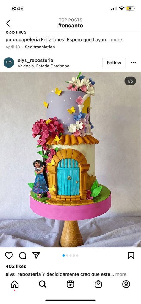 Isabella Madrigal Cake, Encanto Cakes, Encanto Birthday Cake, Encanto Theme, Encanto Cake, Encanto Birthday, Birthday Pinata, Farm Animals Birthday Party, Jungle Cake