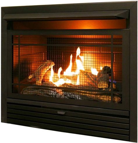 Gas Log Insert, Ventless Fireplace Insert, Zero Clearance Fireplace, Ventless Gas Logs, Wood Burning Fireplace Inserts, Fireplace Black, Natural Gas Fireplace, Gas Insert, Ventless Fireplace