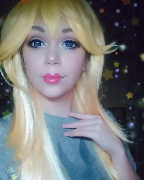 Rosalina Cosplay Makeup, Princess Rosalina Makeup, Princess Zelda Makeup, Princess Peach Eye Makeup, Princess Peach Cosplay Makeup, Princess Peach Makeup Tutorial, Princess Peach Makeup Halloween, Rosalina Makeup, Princess Peach Makeup Look