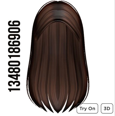 Berry Avenue Straight Hair Codes, Tucked Back Hair, Brookhaven Codes Hair Brown, Roblox Karakter, Brown Hair Roblox Id, Brown Hair Id, Berry Hair, Cute Pink Outfits, Brookhaven Codes