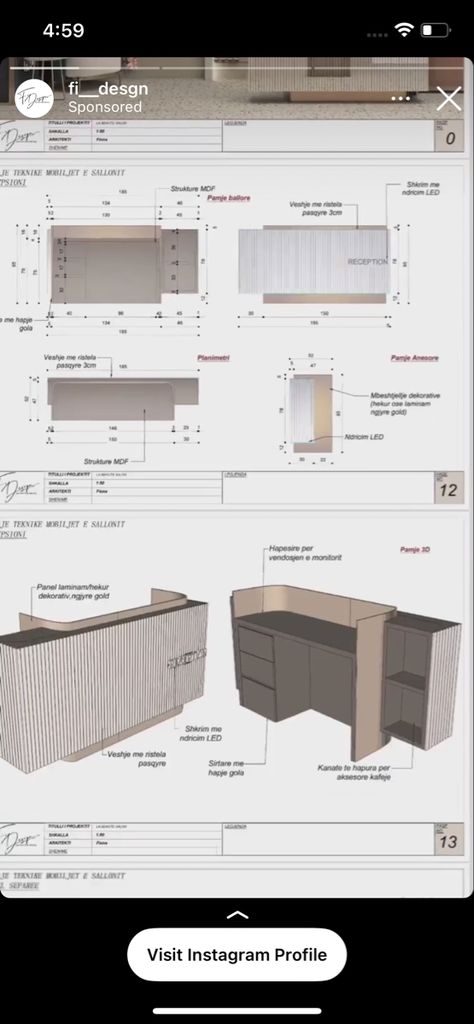 Restaurant Reception Counter Design, Reception Table Detail Drawing, Shop Counter Back Wall Design, Cash Desk Design, Curved Reception Desk Design, Restaurant Reception Counter, Reception Desk Layout, Reception Desk Drawing, Reception Desk Plans