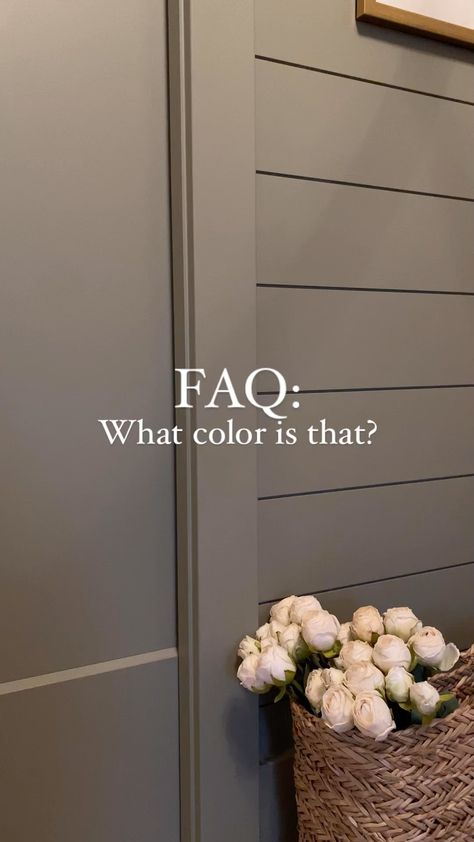 Laura on Instagram: “Lots of questions about our mudroom paint color! Save this for your next project 🫶 #mudroom #paintcolor #homedecor #creeksidegreen…” Dark Mudroom Wall Colors, Moody Mudroom Colors, Mudroom Locker Colors, Best Paint Color To Hide Dirt, Mudroom Locker Paint Colors, Best Mudroom Cabinet Colors, Color Drench Mudroom, Entry Colors Paint, Small Mudroom Paint Colors