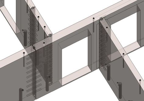 Precast Concrete Wall, Rebar Detailing, Prefabricated Structures, Precast Concrete Panels, Plan Elevation, Concrete Wall Panels, Model Architecture, Shop Drawing, Modular Housing