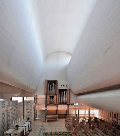 Nordic Architecture, Jorn Utzon, Religious Architecture, Church Architecture, Alvar Aalto, Church Design, Modern Buildings, Contemporary Architecture, Space Design