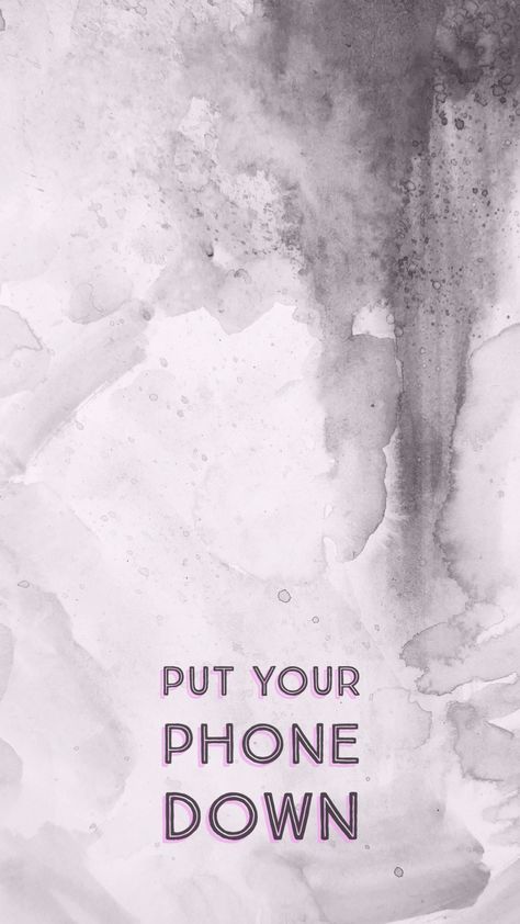 phone addiction - watercolor phone wallpaper    #watercolor #phonewallpaper #typography #lettering #letters #inspiration #motivation #blackandwhite #minimalist #design #art #iphonewallpaper Put It Down Wallpaper, Phone Down Wallpaper, Thoughtful Pictures, Phone Detox, Phone Addict, Down Quotes, Put Your Phone Down, Put The Phone Down, Lettering Letters