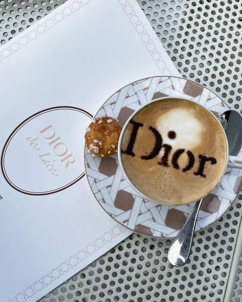 Dior Cafe, Dior Event, Dior Party, Coffee Aesthetics, Paint Inspo, Cafe Branding, Disney Mugs, Aesthetic Life, Cozy Room Decor