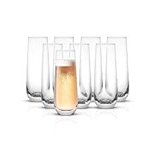 Check this out at Amazon Sparkling Wine Glasses, Prosecco Wine, Crystal Champagne Glasses, Stemless Champagne Flutes, Flute Glasses, Champagne Flute Set, Champagne Flute Glasses, Birthday Brunch, Crystal Champagne