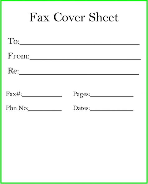 Printable Personal Fax Cover Sheet Cover Sheet Template, Printable Letter Templates, Fax Cover Sheet, Cover Page Template, Writing A Cover Letter, Word 2007, Cover Letter Example, Sheet Template, Cover Letter Sample