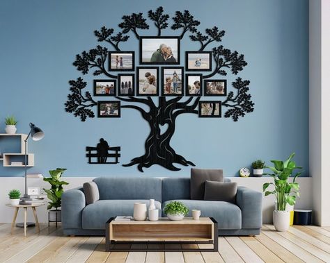 Family tree wall decal