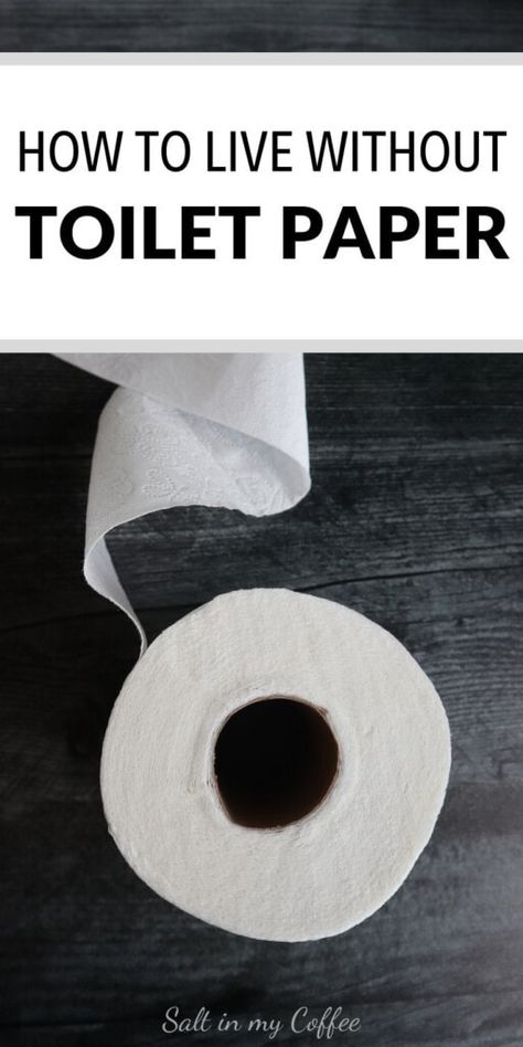 How to Live Without Toilet Paper - Salt in my Coffee Survival Hacks, Sanitary Towels, Homesteading Ideas, Coffee Blog, Emergency Preparation, Survival Life Hacks, Lifestyle Change, Prepper Survival, Emergency Prepping