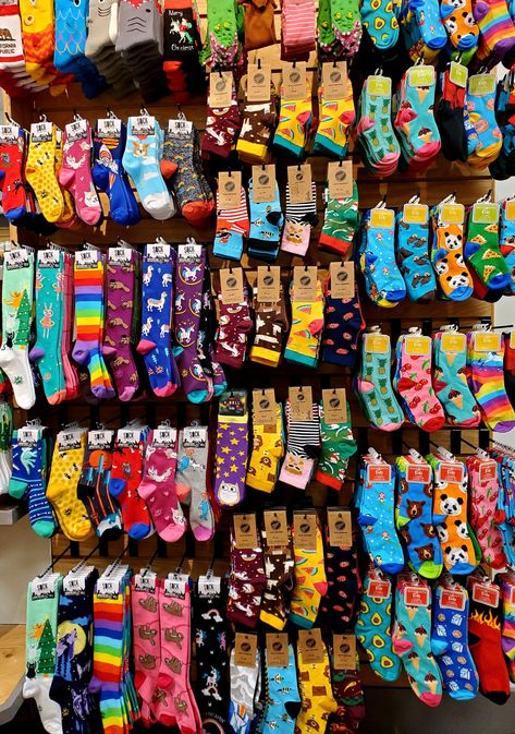 Sock Display, Sock Monster, Socks Aesthetic, Sock Outfits, Bellingham Wa, Funky Socks, Crazy Socks, Funny Socks, Cute Socks