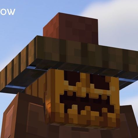 Minecraft Shopping Cart, Scare Crow Minecraft, Armor Stand Minecraft, Minecraft Scarecrow, Scaffolding Minecraft, Minecraft Skeleton Spawner Farm, Minecraft Construction, Minecraft Designs, Scarecrow