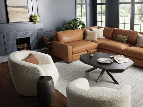 Merrill Swivel Chair | Arhaus Arhaus Fresno Swivel Chair, Room Couch Ideas, Living Room Couch Ideas, Abstract Seascape, Functional Home, Chair Dimensions, Cleaning Upholstery, Contemporary Aesthetic, Couches Living Room