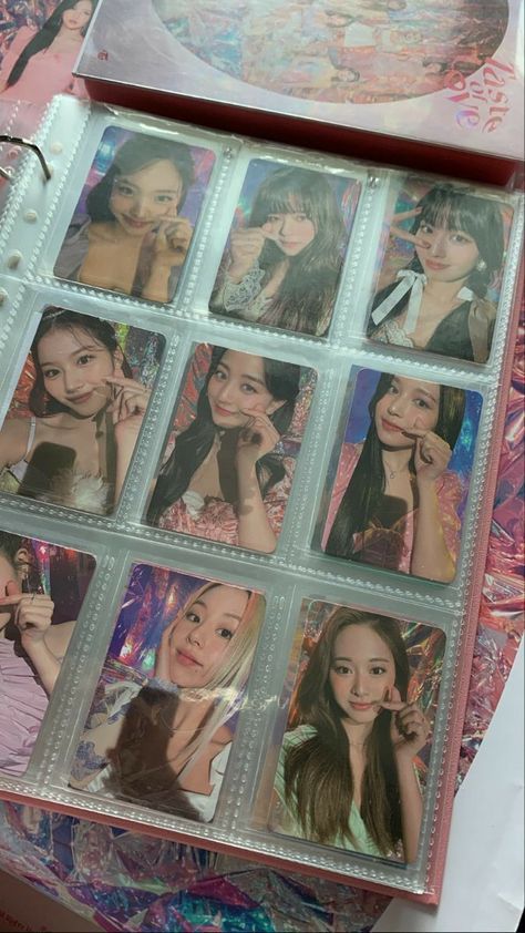 Photocard Collection, Taste Of Love, Album Aesthetic, Blue Butterfly Wallpaper, Kpop Collection, Kpop Albums, Kpop Diy, Kpop Photocard, Kpop Merchandise