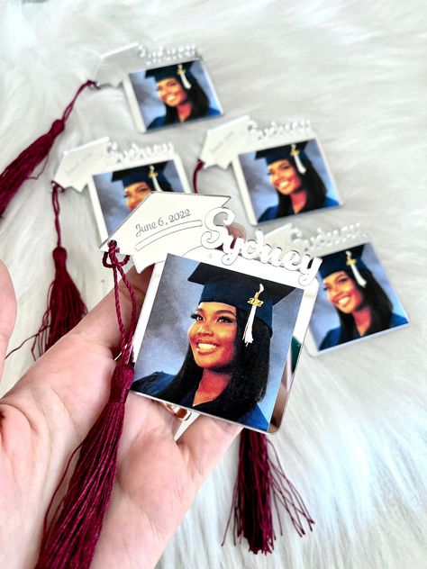 Custom Graduation Photo Magnet, Graduation Cap, Class of 2024, Graduation Gifts for Her, College Graduation Frame, Graduation Party Favors by BerelDesignFavors on Etsy Graduation Memories, Graduation Frame, Graduation Party Gifts, Senior Graduation Party, Graduation Party Diy, Graduation Party Centerpieces, Graduation Party Planning, Grad Party Decorations, College Graduation Parties