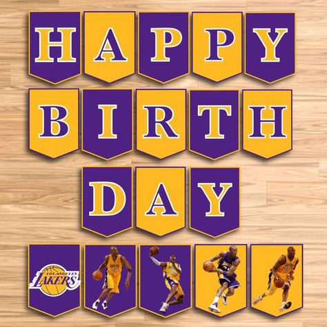 Basketball Themed Birthday Party, Basketball Banners, Decorate Ideas, Super Mario Coloring Pages, Happy Birthday Printable, Basketball Party, Basketball Theme, Basketball Birthday, Printable Banner