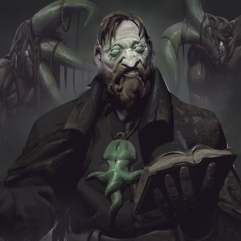 Kraken Priest, Witches Familiar, Bloodborne Art, Lovecraftian Horror, Modern Magic, Eldritch Horror, Cthulhu Mythos, Horror Monsters, Call Of Cthulhu