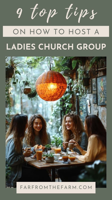 How to Host a Ladies Church Group Ladies Group Ideas, Ideas For Ladies Fellowship, Ladies Church Group Activities, Womens Fellowship Ideas Ministry, Church Ladies Night Ideas, Womens Group Ideas, Church Small Group Ideas, Secret Sisters Ideas For Church, Church Group Activities