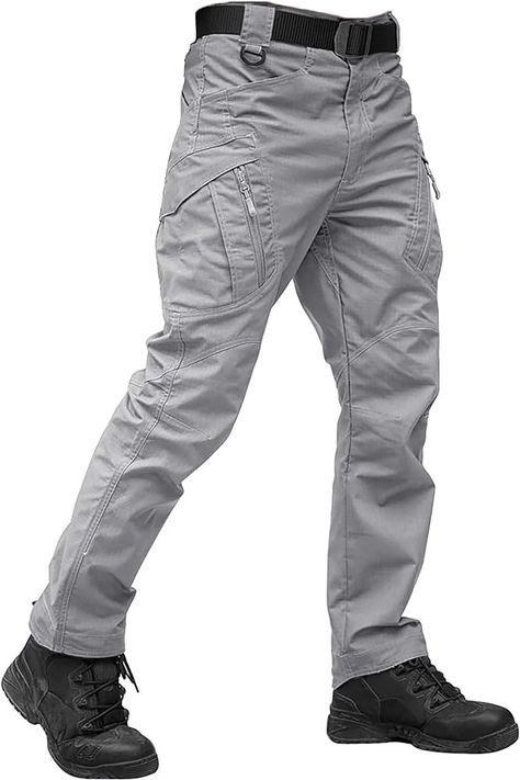 Amazon.com: TACVASEN Ripstop Cargo Pants with Multiple Pockets Hiking Pants Lightweight Trekking Cargo Pants Adventure Pants Tactical Army Pants Men : Clothing, Shoes & Jewelry Work Pants For Men, Men Pants Pattern, Mens Tactical Pants, Mens Casual Suits, Cargo Work Pants, Tactical Cargo Pants, Tactical Shirt, Combat Pants, Big Men Fashion