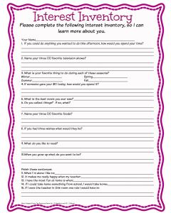 High School Behavior Management, Student Interest Inventory, Student Interest Survey, Getting To Know Your Students, Interest Inventory, Interest Survey, Icebreaker Activities, First Day Of School Activities, Challenging Behaviors