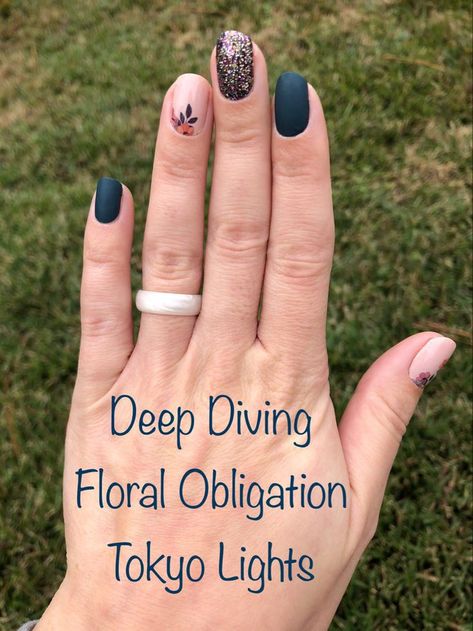 Color Street Floral Obligation Combo, Haku Lei Color Street, Floral Obligation Color Street Combo, Tokyo Lights Color Street Combos, Deep Diving Color Street Combo, Spring Color Street Nails, Color Street Floral Obligation, Color Street Deep Diving, Nail Themes