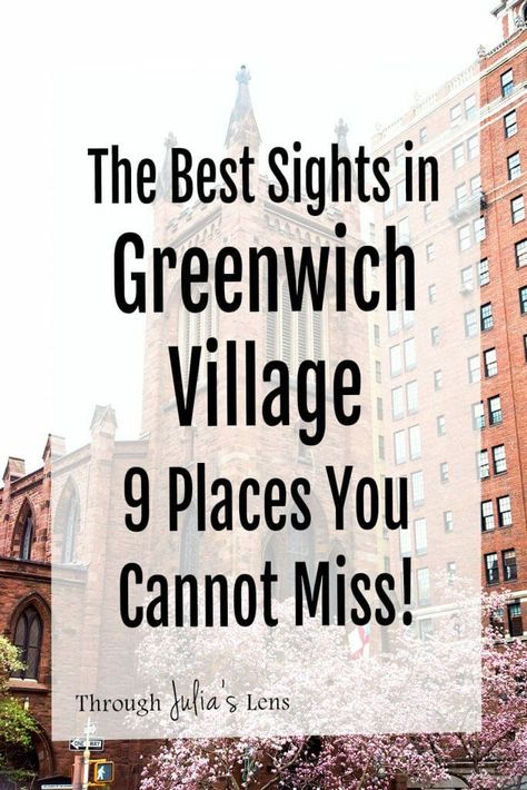 The Best Sights in Greenwich Village: 9 Places You Cannot Miss! Things To Do In Greenwich Village Nyc, Nyc Xmas, Greenwich Village Nyc, Nyc March, Winter Nyc, York Christmas, New York City Vacation, New York Vacation, Voyage New York