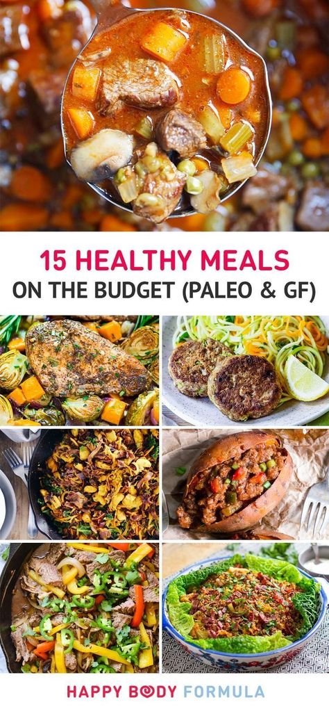 Healthy Meals On A Budget, Paleo On A Budget, Recipes On A Budget, Meals On A Budget, Paleo Meal Prep, Paleo Meal Plan, Healthy Recipes On A Budget, Dinner On A Budget, Diet Vegetarian