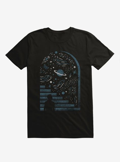 Astronomy Clothes, Space T Shirt, Space Tshirt Design, Space Graphic Tee, Planet Shirt, Space-themed Graphic Print Short Sleeve Tops, Space Tshirt, Mens Inspo, Space-themed Short Sleeve T-shirt With Screen Print