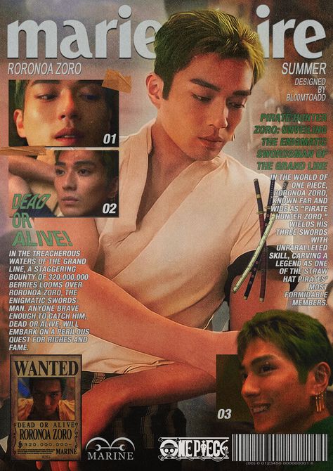 Magazine Poses, Graphic Magazine, Rp Ideas, Edit Ideas, Collage Ideas, Lyric Poster, Kpop Posters, Roronoa Zoro, A Magazine