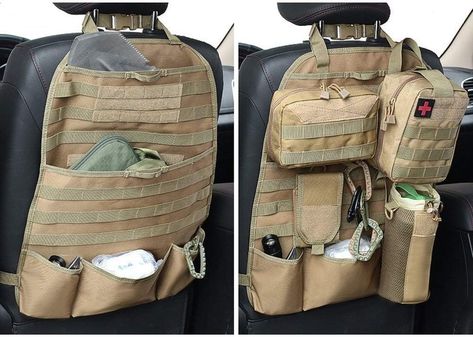 NEWS – Are you one of those people who has all sorts of items rolling around on the floorboards of their vehicle? This seat-back organizer might be the solution that you need to clean up your car. What’s cool about this one is that it’s tactical! Yes, that’s silly, but it’s designed with MOLLE straps […] Emt Bag, Seat Back Organizer, Molle Straps, Tactical Accessories, Backseat Car Organizer, Car Seat Organizer, Molle Pouches, Seat Storage, Gear Bag