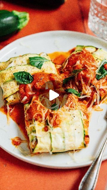 Sarah Bond on Instagram: "Day 6 of the 31 Day Vegetarian Challenge: Zucchini Ravioli ☀️

Comment 👉 "zucchini" and I'll send you the recipe!

With no pasta involved, this ravioli is a low-carb alternative that is foolproof to make (and perfect for using up all that garden-fresh zucc)! 

#zucchinirecipes #summerrecipes #vegetariandinners #lowcarbpasta #veggiepasta #zucchininoodles" Vegan Zucchini Recipes, Vegetable Entrees, Katy Perry Firework, Zucchini Ravioli, Best Freezer Meals, Ravioli Recipe, Zucchini Lasagna, Vegan Zucchini, Low Carb Pasta