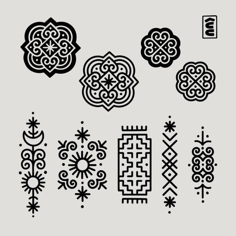 *** Hmong inspired ornamental designs *** . . . . . #illustration #tattooflash #flashtattoo #digitalflash #ornamentaltattoo #tribaltattoo #hmongtattoo Hmong Inspired Tattoo, Thick Ornamental Tattoo, Simple Motifs Design, Traditional Ornamental Tattoo, Bold Ornamental Tattoo, Ornamental Arm Tattoo, Hmong Symbols, Hmong Tattoo Design, Carpet Tattoo