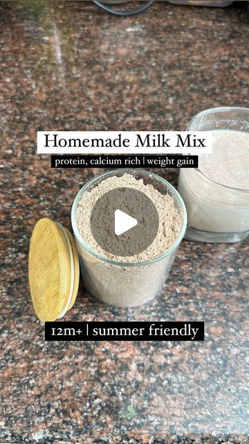 Weight Gain For Kids, Protein Powder For Kids, Homemade Protein Powder, Protien Powders, Weight Gaining, Healthy Drinks For Kids, Homemade Milk, Healthy Weight Gain Foods, Breakfast Recipes Kids