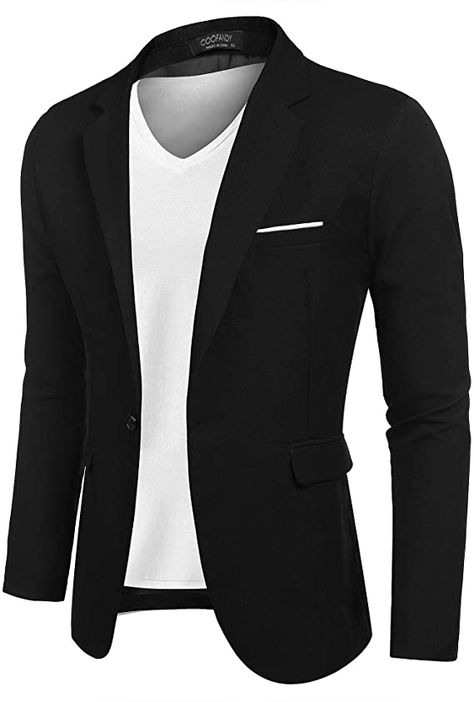 Casual Sport Coats, Blazers For Men Casual, Mens Casual Suits, Blazer Casual, Slim Fit Blazer, Stylish Blazer, Mens Sport Coat, Slim Fit Blazers, Blazer Designs