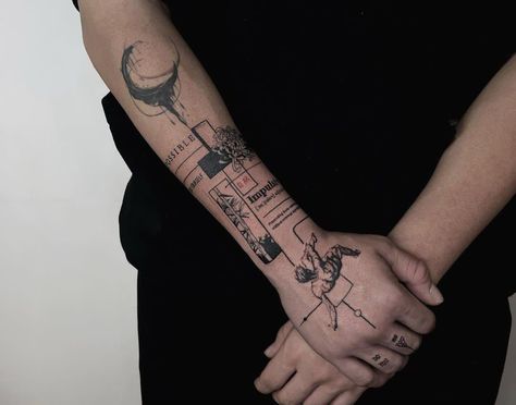 Black Flag Tattoo, Scientific Tattoo, Tattoo Ideas Black, Galaxy Tattoo, Tattoo Master, Detailed Tattoo, Tattoo Style Drawings, Modern Tattoos, Free Tattoo